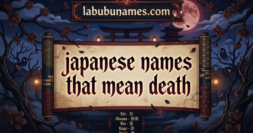 japanese-names-that-mean-death
