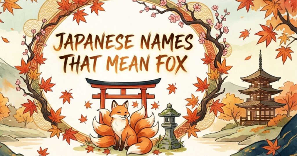 japanese-names-that-mean-fox