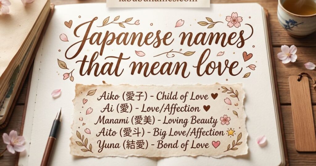 japanese-names-that-mean-love