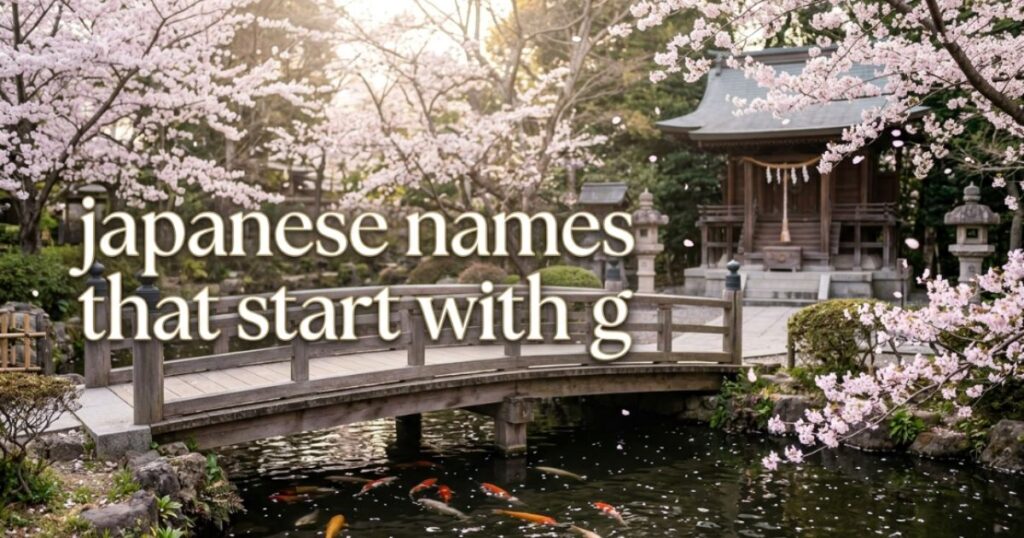 japanese-names-that-start-with-g
