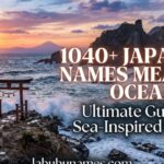 1040+Japanese Names Meaning Ocean Ultimate Guide to Sea-Inspired Names