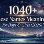 1040+Japanese Names Meaning Star for Boys & Girls (2026)