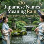 430+Japanese Names Meaning Rain Elegant Baby Name Ideas to Love