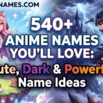 540+Anime Names You’ll Love: Cute, Dark & Powerful Name Ideas