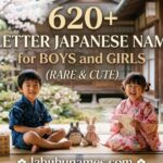 620+3 Letter Japanese Names for Boys and Girls (Rare & Cute)