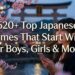 620+ Top Japanese Names That Start With P for Boys, Girls & More