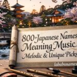 800+ Japanese Names Meaning Music: Melodic & Unique Picks