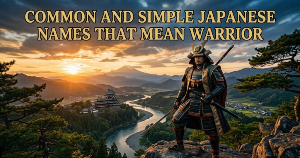 common-and-simple-japanese-names-that-mean-warrior