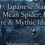 740+Japanese Names That Mean Spider: Dark, Rare & Mythic Ideas