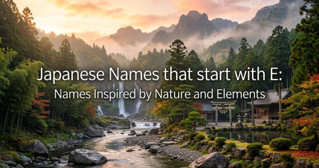 japanese-names-that-start-with-e-names-inspired-by-nature-and-elements