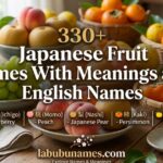 330+ Japanese Fruit Names With Meanings and English Names