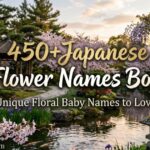 450+Japanese Flower Names Boy: Unique Floral Baby Names to Love