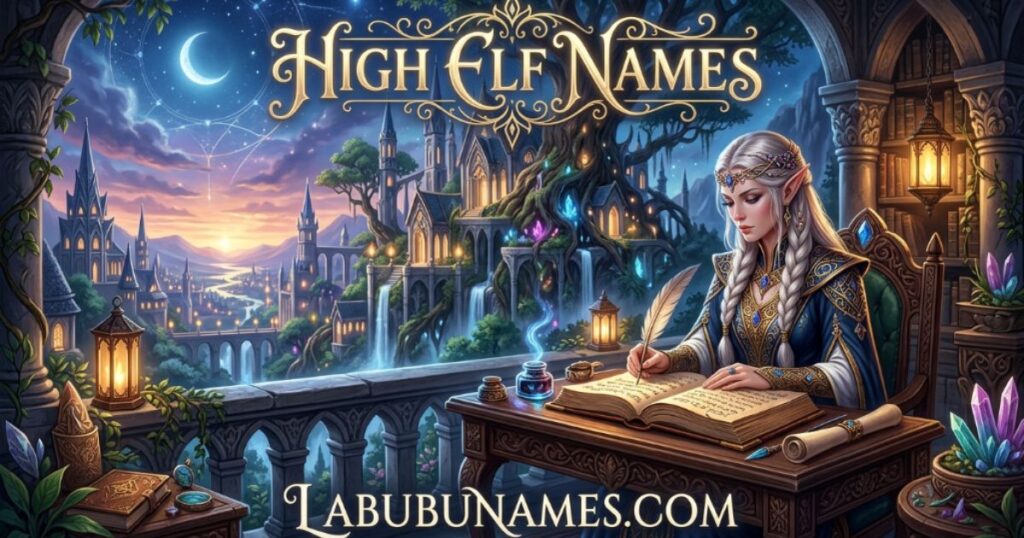 high-elf-names
