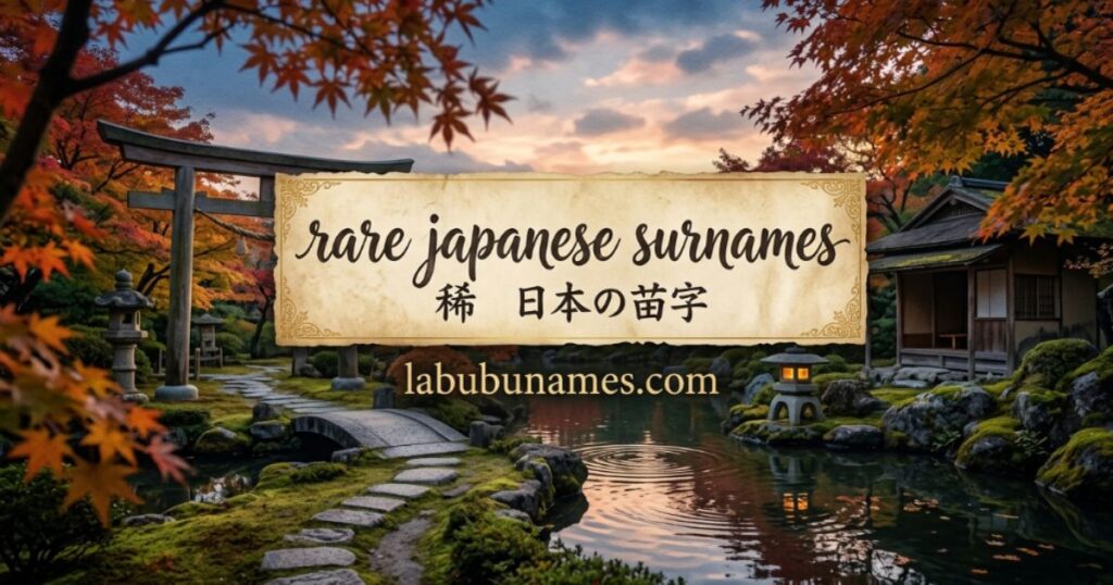 rare-japanese-surnames