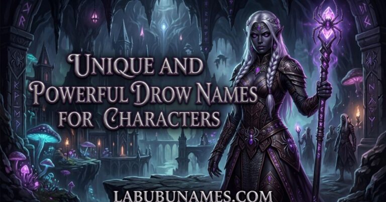 unique-and-powerful-drow-names-for-characters