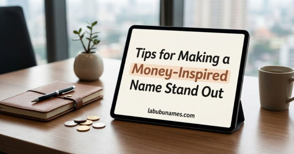 tips-for-making-a-money-inspired-name-stand-out