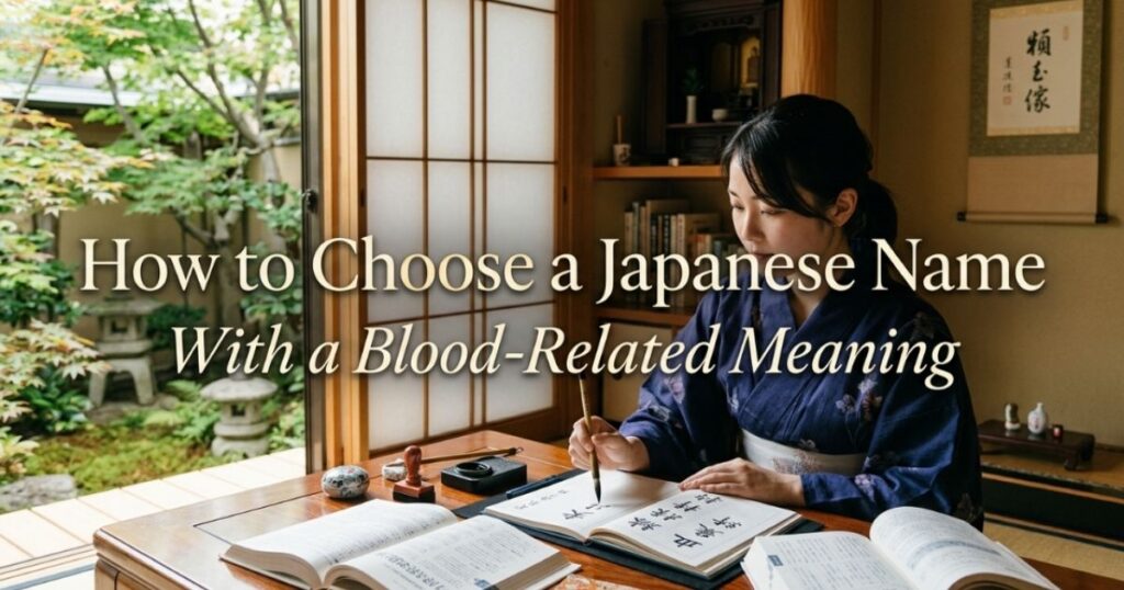 how-to-choose-a-japanese-name-with-a-blood-related-meaning