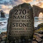 270+ Names That Mean Stone: Powerful, Rare & Meaningful Picks for 2026