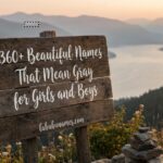 360+ Beautiful Names That Mean Gray for Girls and Boys
